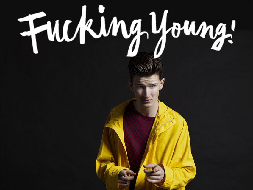 Graphic layout – Fucking Young