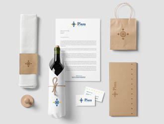 Corporate identity    Plaza Wine bar